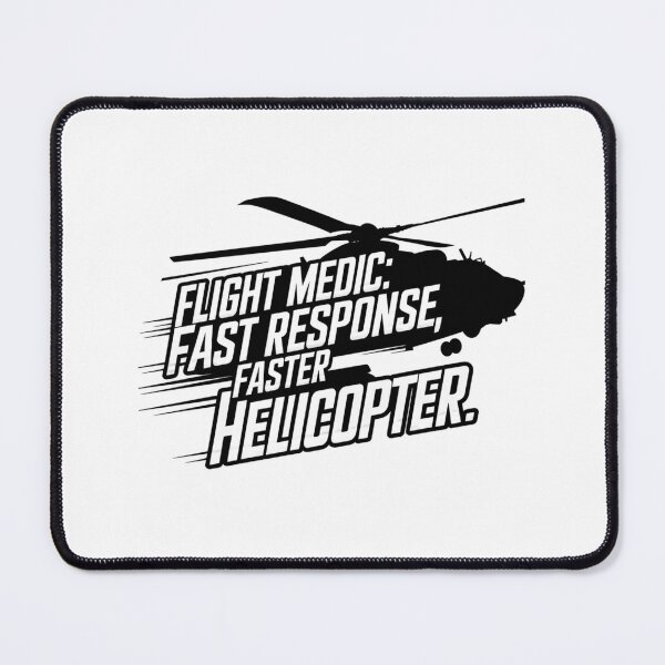 Item preview, Flight Medic Fast Response Faster Helicopter – Funny EMS Air Ambulance designed and sold by CuteDesignables.