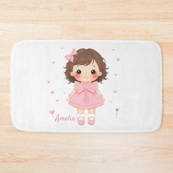 Item preview, Amelia Baby Name – Cute Doll Illustration in Pastel Style designed and sold by daila70.