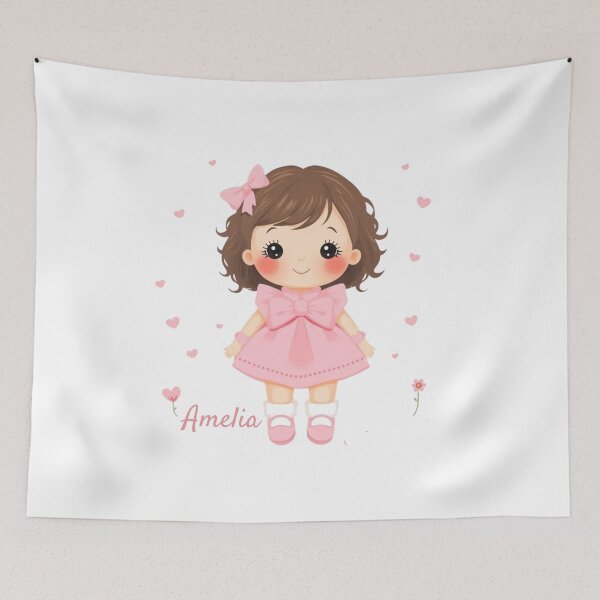 Item preview, Amelia Baby Name – Cute Doll Illustration in Pastel Style designed and sold by daila70.