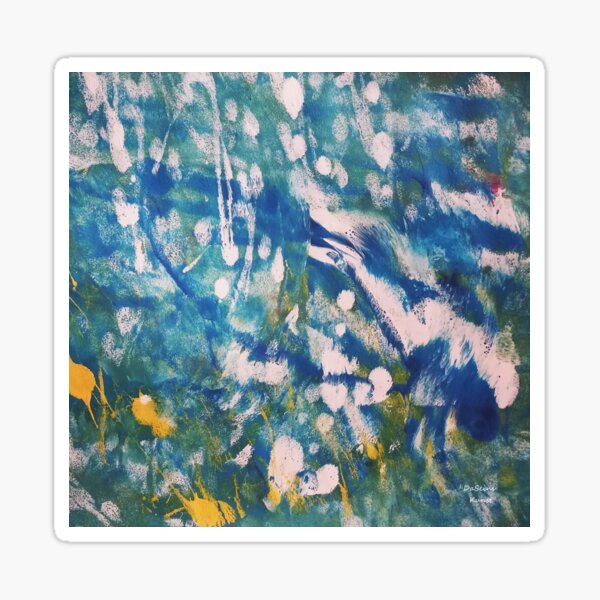 gentle creature in blue Sticker