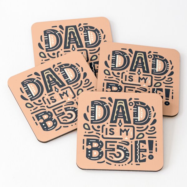 Item preview, daddy my bestie text art designed and sold by  Mudikeys.