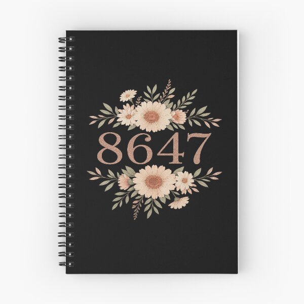 Item preview, 8647 Daisy Flower Embroidered Floral Number designed and sold by JudeSchimmel.