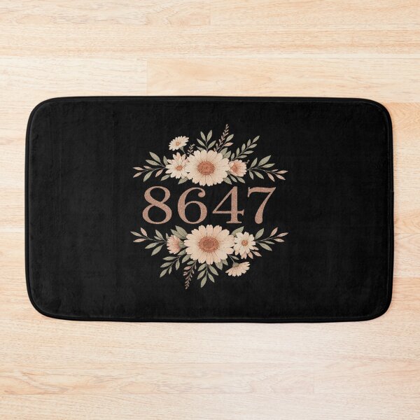 Item preview, 8647 Daisy Flower Embroidered Floral Number designed and sold by JudeSchimmel.