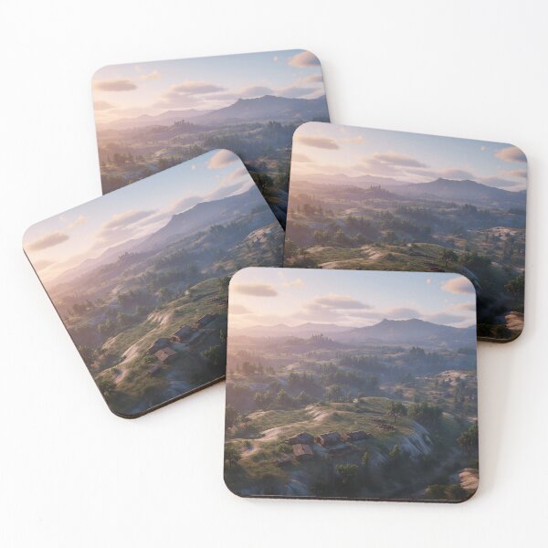 Item preview, Golden Light Over the Valley designed and sold by GerwantSHOP.