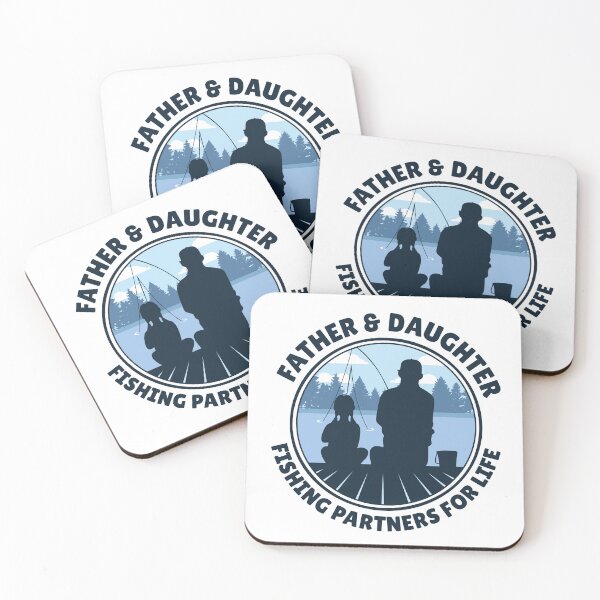 Item preview, Father & Daughter Fishing Partners for Life - Sentimental Outdoors Silhouette designed and sold by TheSwagShack.