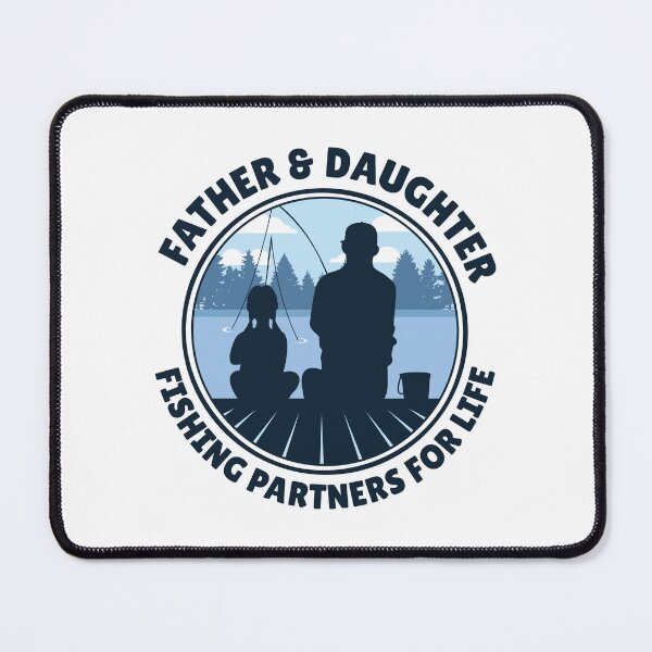 Item preview, Father & Daughter Fishing Partners for Life - Sentimental Outdoors Silhouette designed and sold by TheSwagShack.