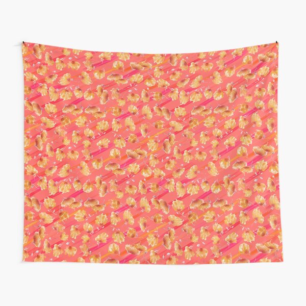 Aperçu de l'œuvre Fleurs Peintes à l’Aquarelle avec Accents Diagonaux – My Garden, My Rules, My Bloom créée et vendue par lulo-pez-art.
