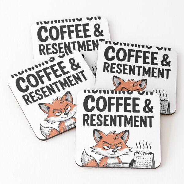 Item preview, The Coffee-Addicted Fox designed and sold by DerNachtfuchs.
