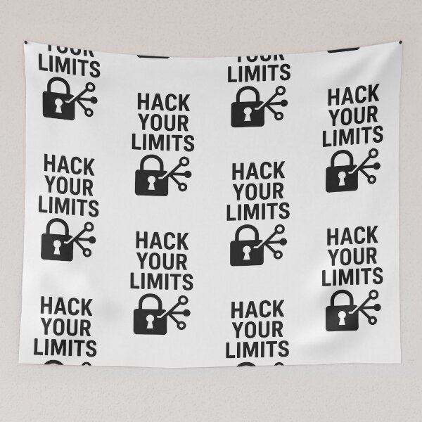 Item preview, HACK YOUR LIMITS designed and sold by TheWonkyEaselCo.