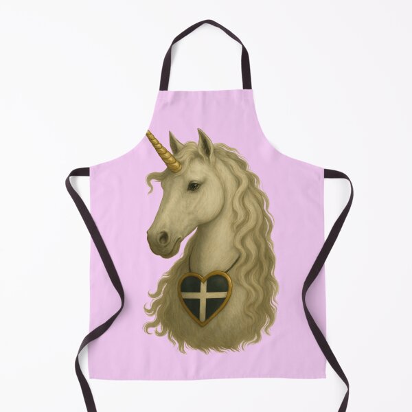 Item preview, Cornish unicorn in pink designed and sold by PiskieChicGifts.