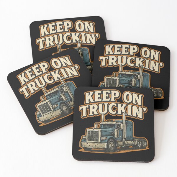 Item preview, Trucker Vintage – Keep on Truckin’ – American Road Life Design designed and sold by OTSC.