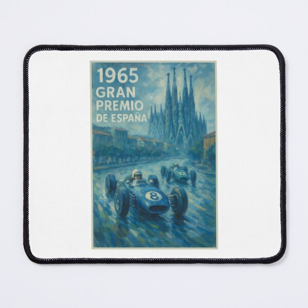 Item preview, 1965 Spanish Grand Prix Barcelona Poster designed and sold by retrographics.