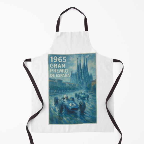 Item preview, Póster del Gran Premio de España de Barcelona de 1965 designed and sold by retrographics.