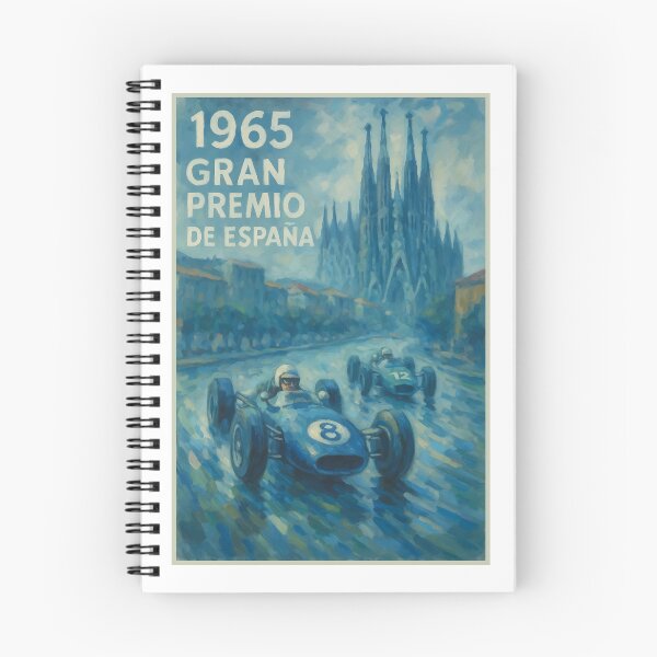 Item preview, 1965 Spanish Grand Prix Barcelona Poster designed and sold by retrographics.
