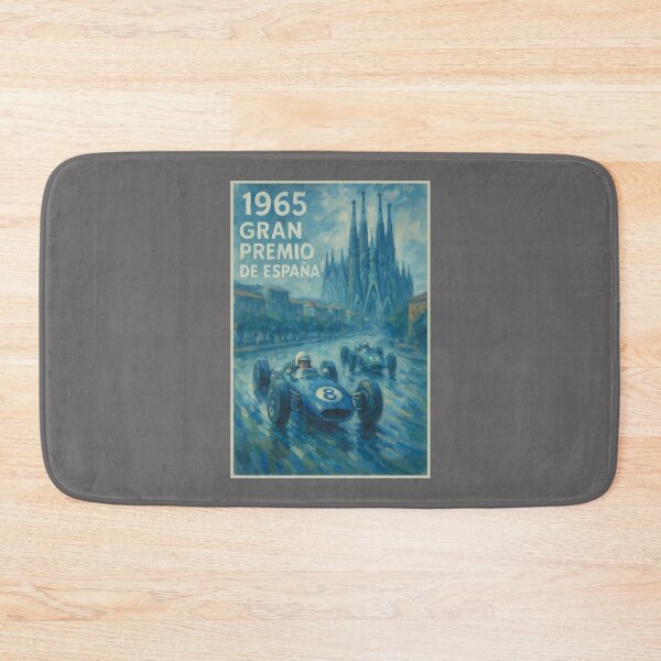 Item preview, Póster del Gran Premio de España de Barcelona de 1965 designed and sold by retrographics.