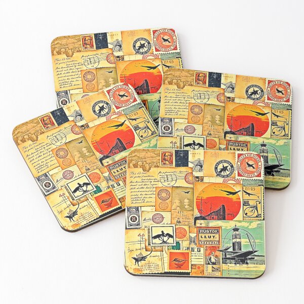 Item preview, Vintage Travel Postcard Art designed and sold by Health And Fitness Posts e-Store.
