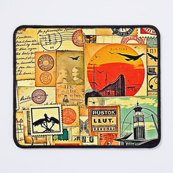 Item preview, Vintage Travel Postcard Art designed and sold by Health And Fitness Posts e-Store.