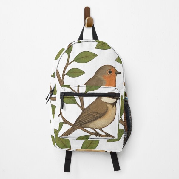 Item preview, Birds on Branches – Seamless Pattern of Small Birds on Intertwining Tree Branches designed and sold by Wild Bloom Studio.