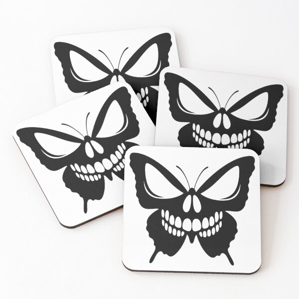Item preview, Skull Butterfly Design – Gothic Insect Art with Creepy Aesthetic designed and sold by omerckaca.