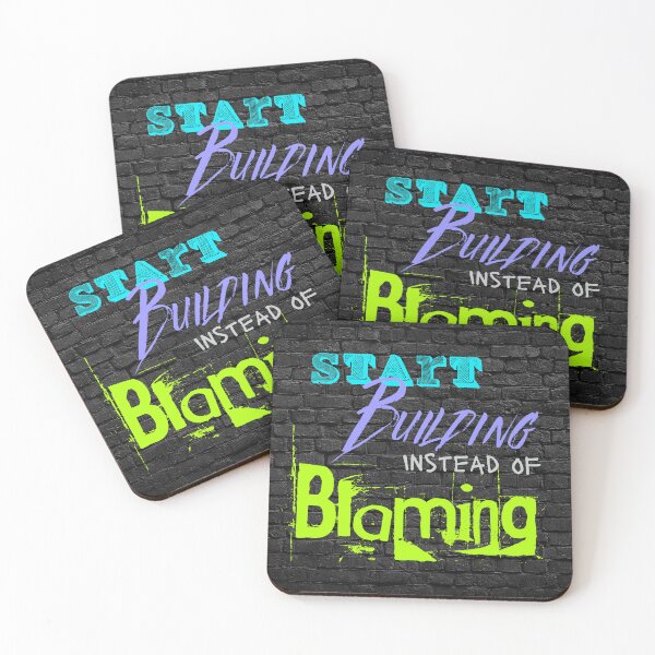 Item preview, Start Building Instead of Blaming: Take-Back-Your-Power Statement designed and sold by iamdisruptive.