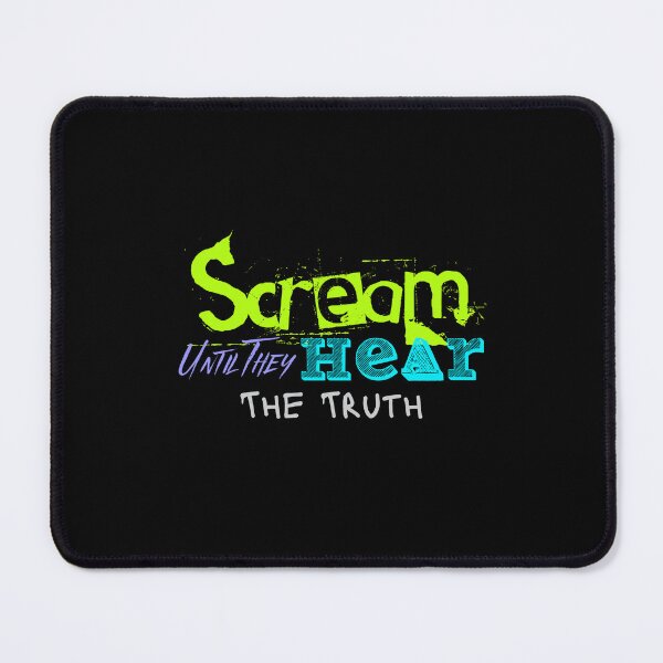 Item preview, Scream Til They Hear the Truth: Anti-Establishment Truth Bomb designed and sold by iamdisruptive.