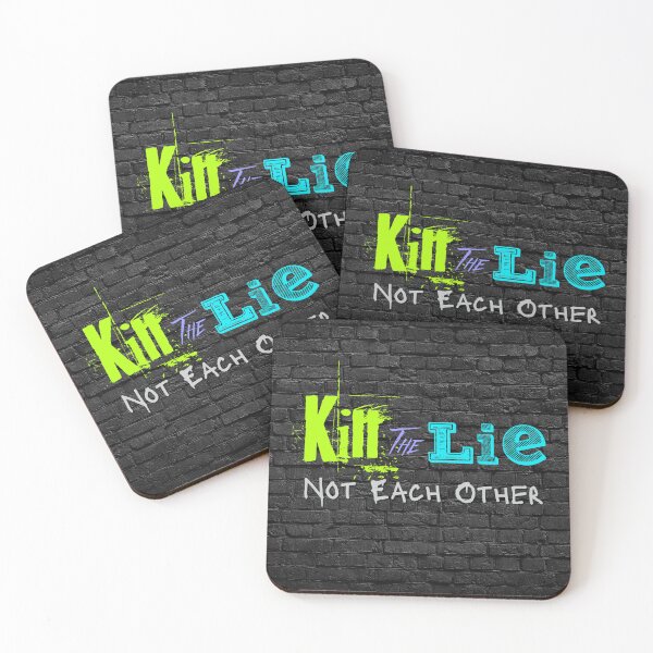 Item preview, Kill the Lie Not Each Other: Anti-Propaganda Unity Message designed and sold by iamdisruptive.
