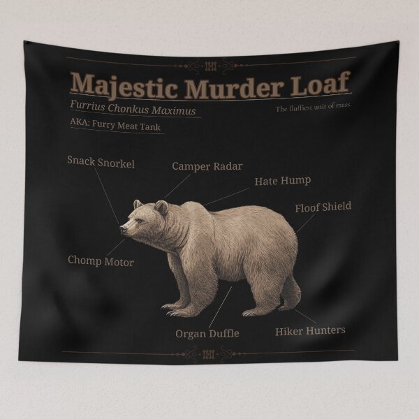 Item preview, Majestuoso Murder Loaf designed and sold by Wild Hearts At Home.