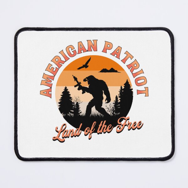 Item preview, Bigfoot the American Patriot in the Land of the Free! designed and sold by Barefootprint.