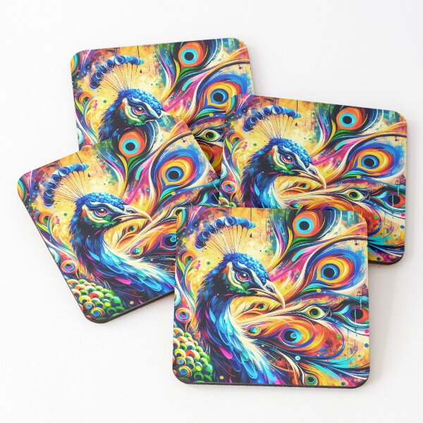 Item preview, Abstract Peacock Art designed and sold by TheAnimalZ00.