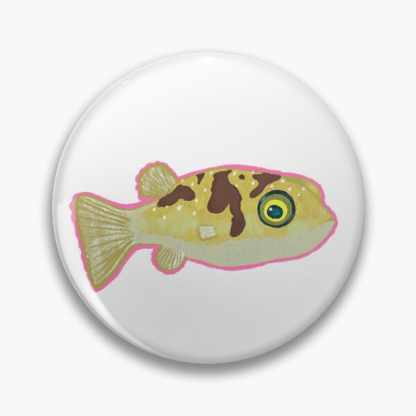 Item preview, pea puffer aquarium fish  designed and sold by Haley Thomas.