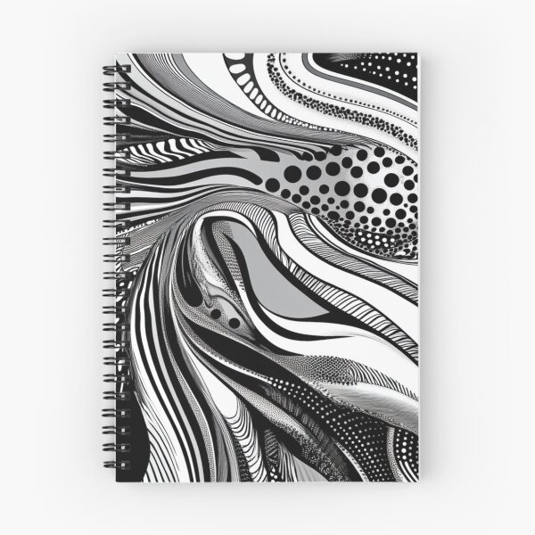 Item preview, abstract art black and white 2 designed and sold by Elite Print Studio.