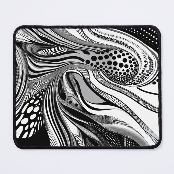 Item preview, abstract art black and white 2 designed and sold by Elite Print Studio.