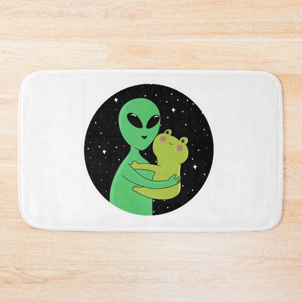 Item preview, alien with frog in space designed and sold by Wildwind-style.