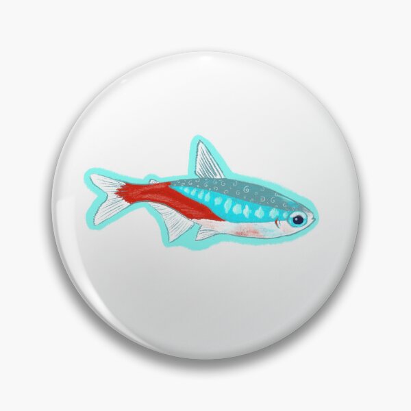 Item preview, Neon tetra aquarium fish  designed and sold by Haley Thomas.