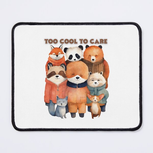 Item preview, too cool to care designed and sold by leenasobky14.