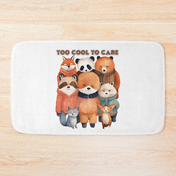 Item preview, too cool to care designed and sold by leenasobky14.