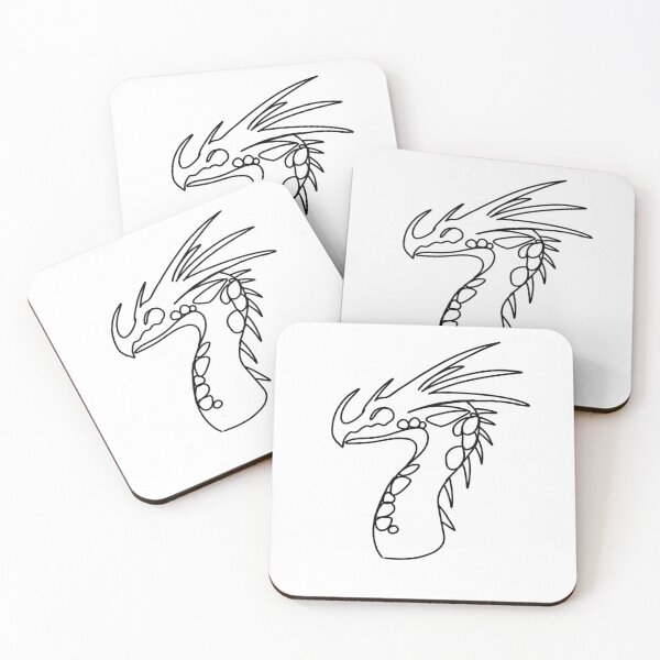 Item preview, Lineart dragon head designed and sold by PtitDragonne.