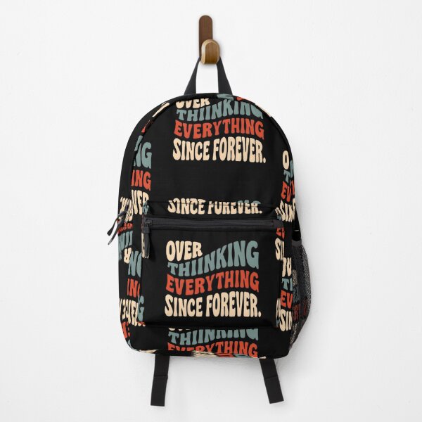 Item preview, Overthinking Everything Since Forever – Retro Typography Design designed and sold by Ssevi.