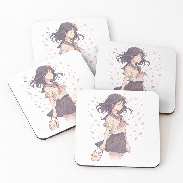 Item preview, Winds of Memory – Soft Anime Aesthetic Girl Design for Stickers & T-Shirts designed and sold by CoolThings Creative.