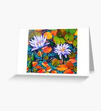 Waterlilies Greeting Card