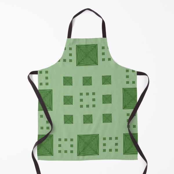 Item preview, Geometric pattern of repeating green squares of different sizes designed and sold by Cherevan.