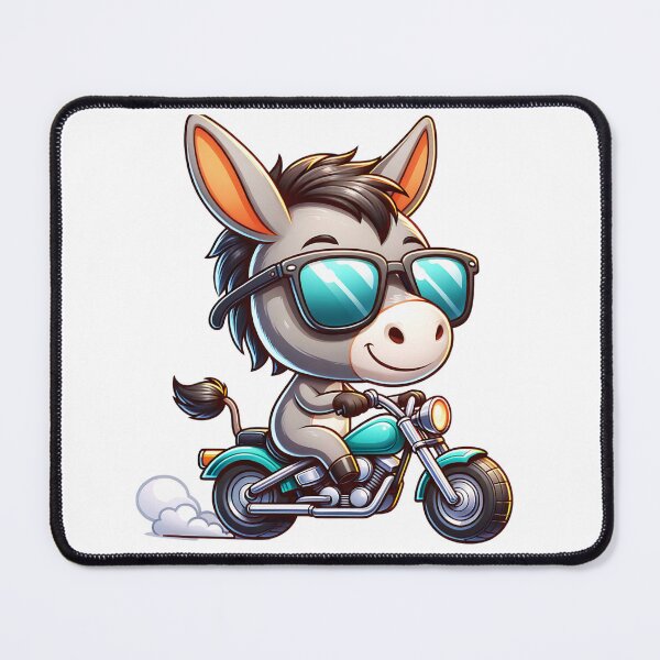 Item preview, Cool Donkey Riding A Motorcycle designed and sold by TheAnimalZ00.