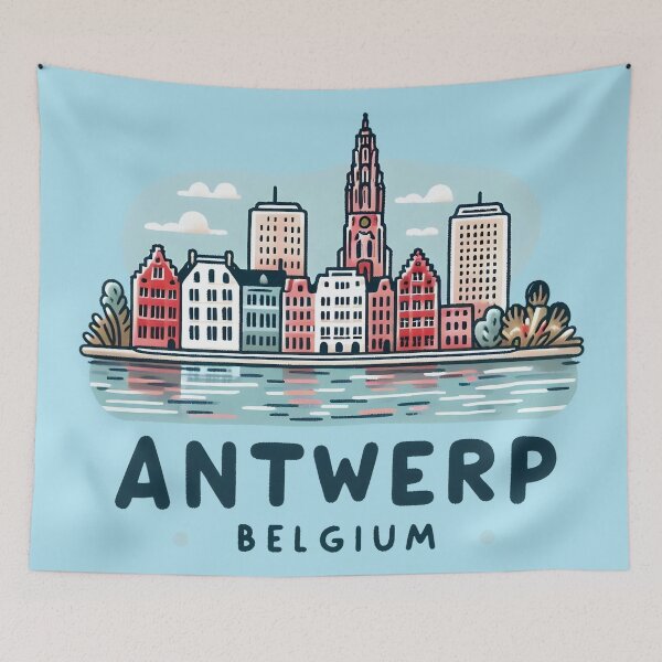 Item preview, Antwerp Belgium designed and sold by WanderlustCoCo.