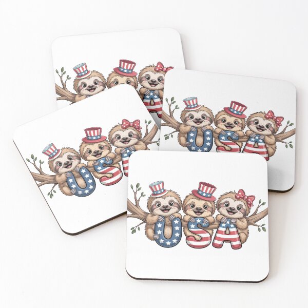 Item preview, usa sloths designed and sold by jkrphoto.
