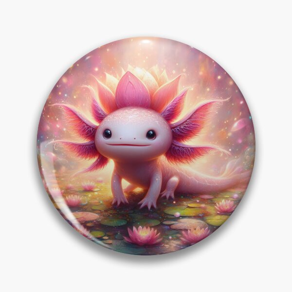 Item preview, Little Lotus Axolotl Magical Pond designed and sold by BreezyDawnDesigns.