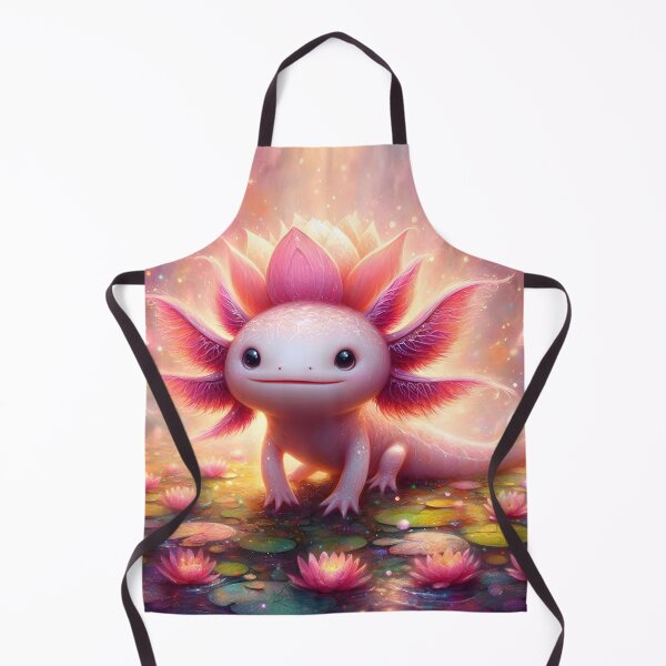 Item preview, Little Lotus Axolotl Magical Pond designed and sold by BreezyDawnDesigns.