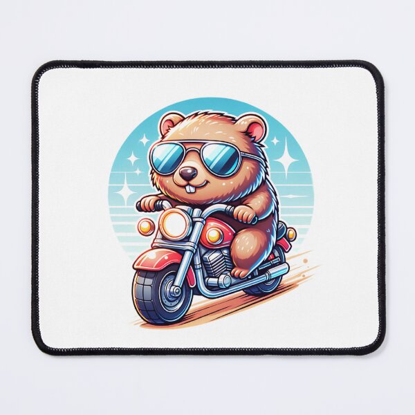 Item preview, Cool Wombat Riding A Motorcycle designed and sold by TheAnimalZ00.