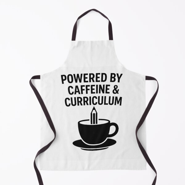 Item preview, POWERED BY CAFFEINE & CURRICULUM designed and sold by TheWonkyEaselCo.