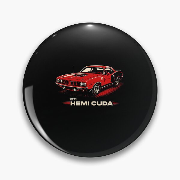 Item preview, 1971 HEMI ’Cuda in Rally Red with Blackout Package designed and sold by TheArtOfCar.