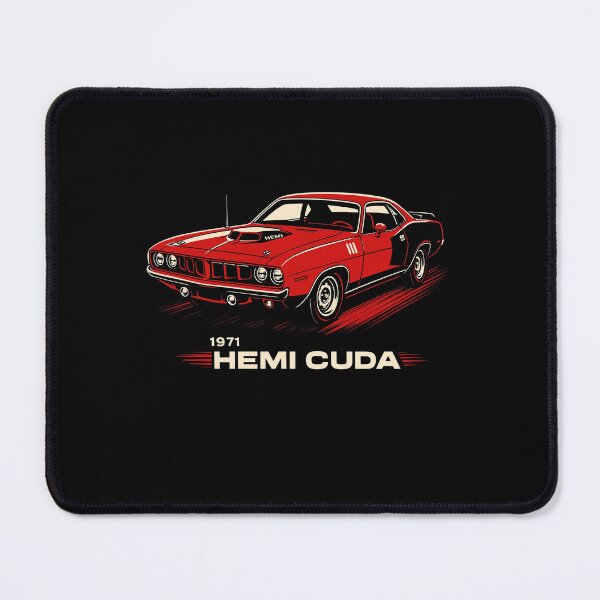 Item preview, 1971 HEMI ’Cuda in Rally Red with Blackout Package designed and sold by TheArtOfCar.